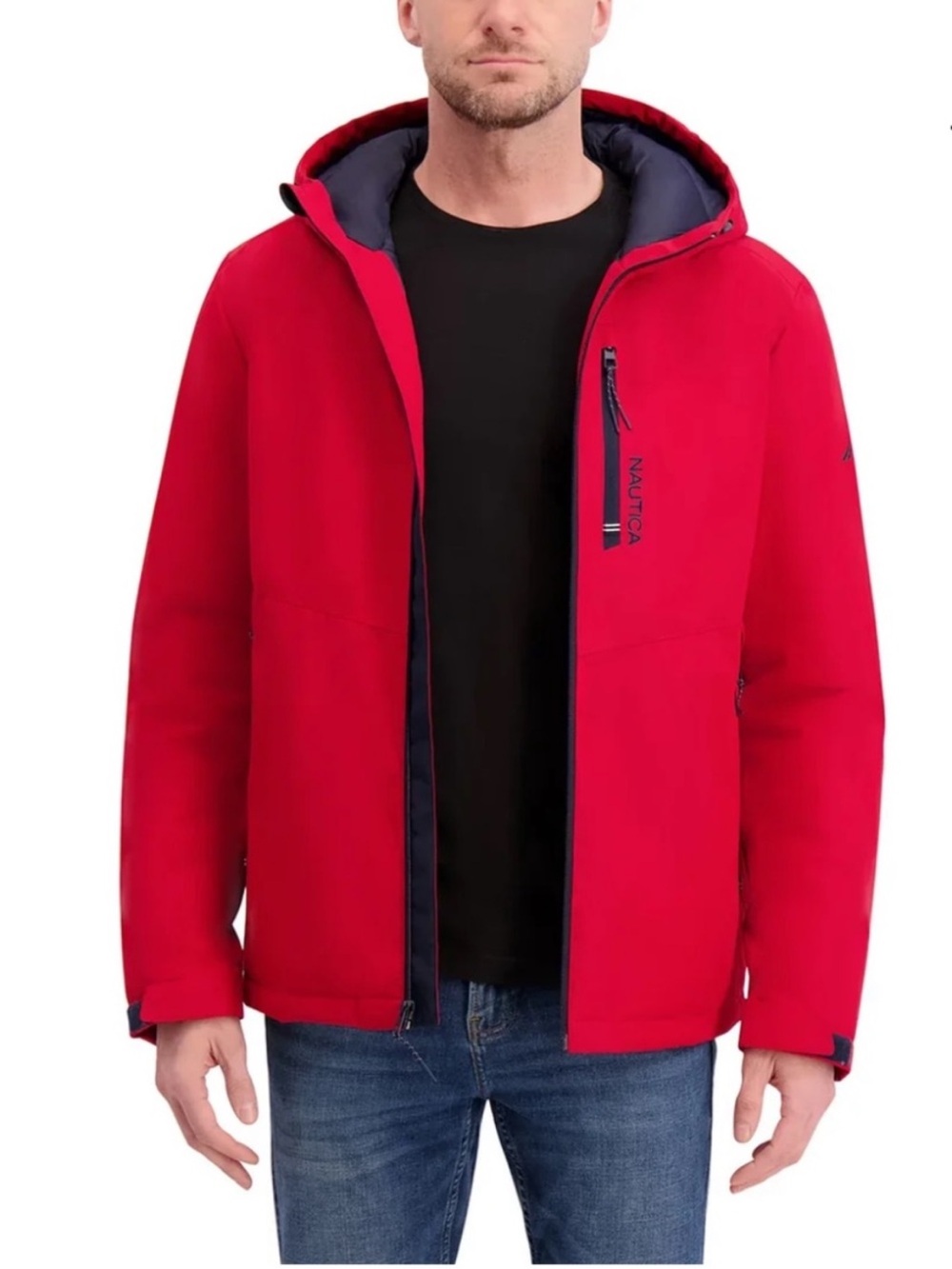 Nautica Men’s Heritage Jacket Red Size Large